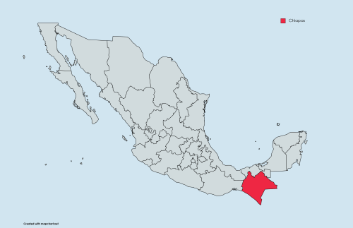 Chiapas en el mapa